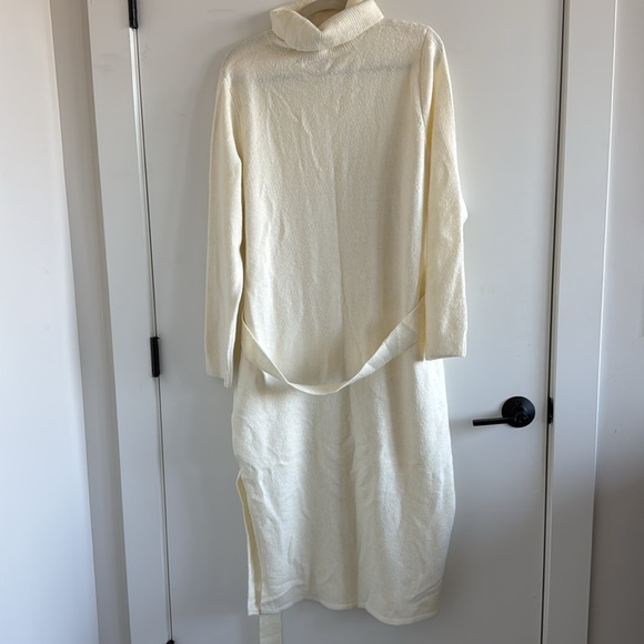 Plus Size Sweater Dress - Midi Length - Picture 2 of 2